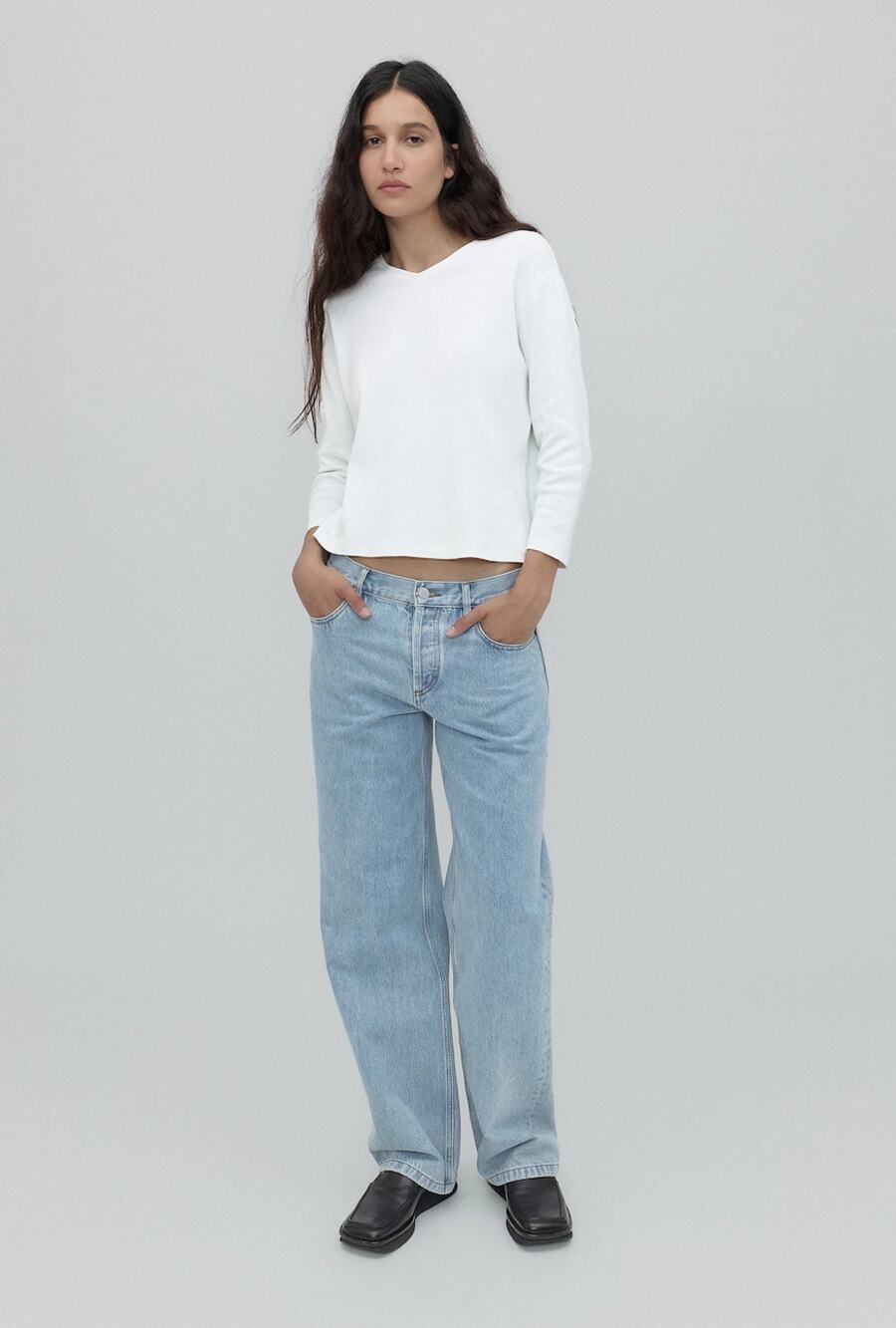 still here ny everyday wide leg jeans
